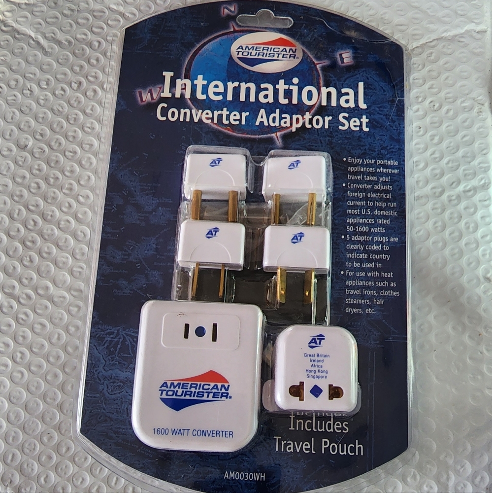 International Converter Adaptor Set By American Tourister NEW!